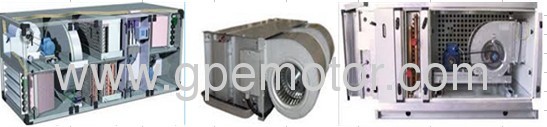New ECO technology EC Centrifugal Blower with dual inlet and high efficiency for fan coils