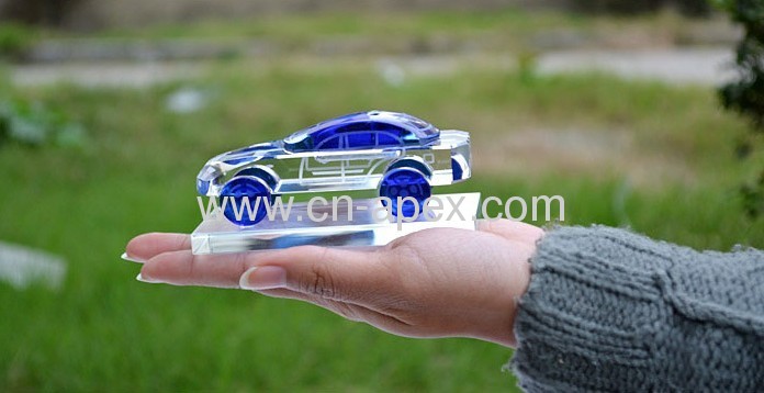 K9 Crystal car model with Perfume business gift
