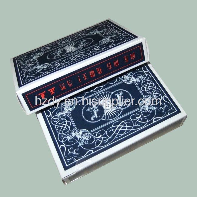 Playing cards and cards packaging box