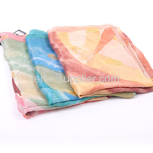 Cheap Silk Scarf Wholesale Printing Pashmina Scarves Shawls