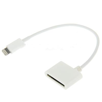 2 in 1 Micro USB and 30 Pin Female to Lightning 8 Pin Male Sync Data Cable Adapter for iPhone 5, iPad mini, iTouch 5, Length: 14cm