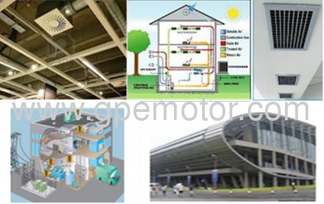 30% energy-saving DC Circular Duct Fan with Brushless motor for building ventilation