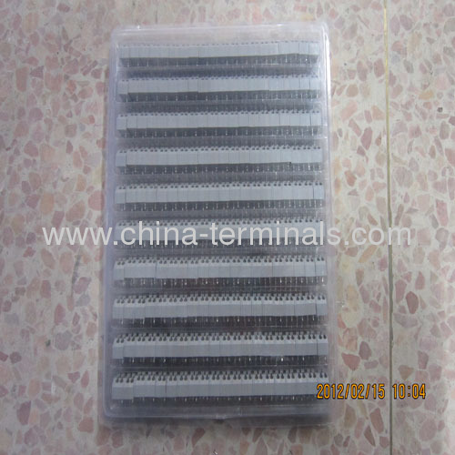 22-18 AWG china connector spring loaded terminal blocks for PCB