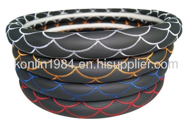 SUPER FIBER LEATHER -CAR STEERING WHEEL COVER