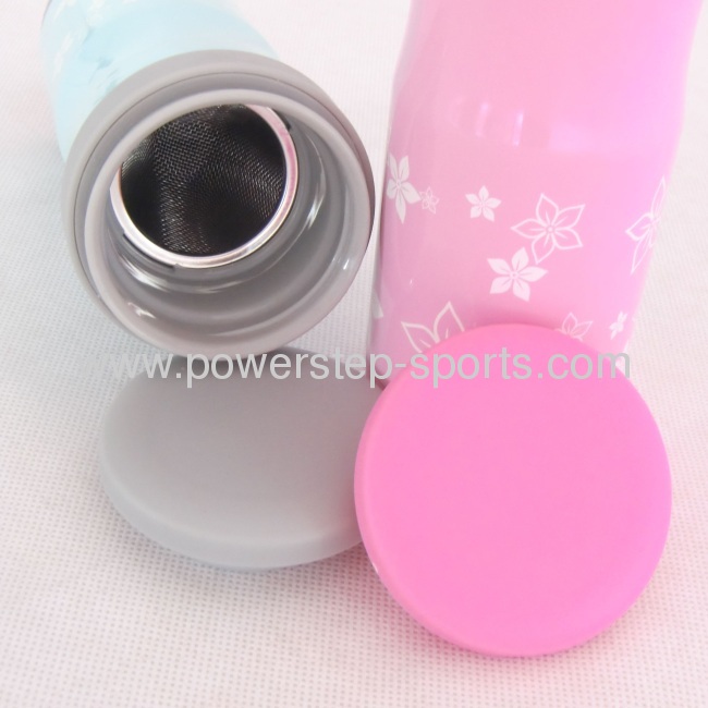 350ml stainless steel flowers cartoon vacuum flask 