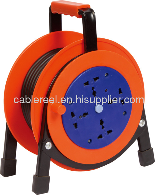 Plastic power cable reel with On/off switch