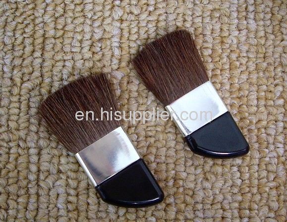 Mini Compact Bronzer Brush with Angled plastic handle