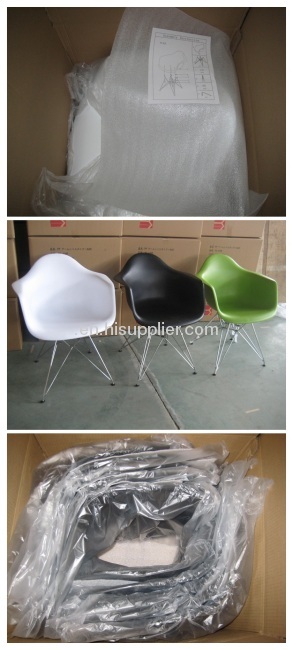 Plastci fiberglass European style dinning chairs