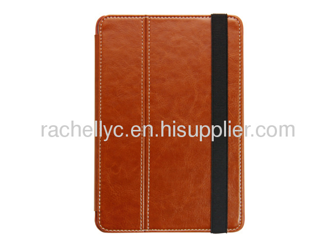 iPad mini stand case folding case for iPad mini Slim leather case for iPad mini