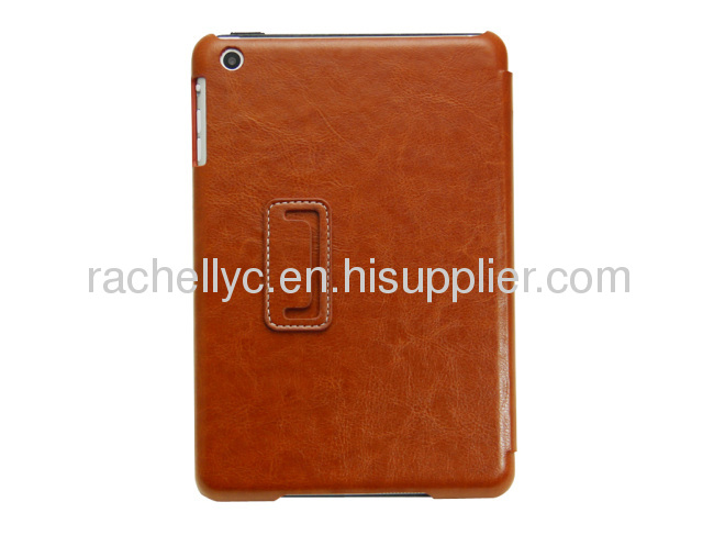 iPad mini stand case folding case for iPad mini Slim leather case for iPad mini