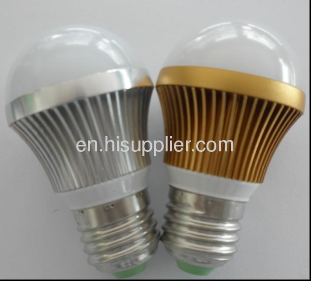 3W E27 LED Lamp Bulb White\Warm Light Energy Saving Super Bright AC110-240V