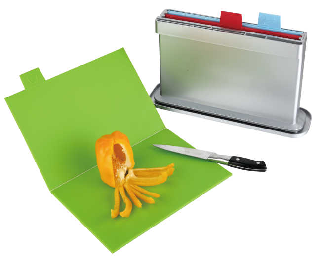 colorful plastic 3pcs folding chopping board