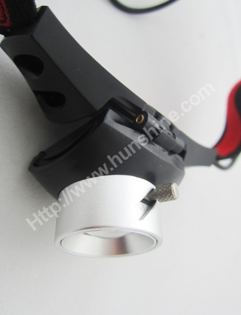 ABS+Alu. alloy 1W led zoom headlamp 