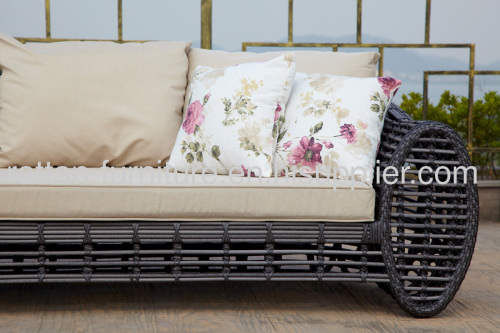 2013new design outdoor garden furniture round wicker sofa set