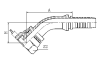 21641 45° NPSM FEMALE 60° CONE HYDRAULIC HOSE FITTING PIPE FITTING COUPLING