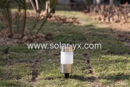 Staninless steel solar lawn lamps