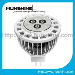 Die-casting aluminum/PC Epistar LED Spotlight