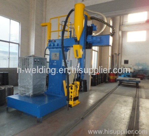 Column-beam type H-beam automatic welding machine