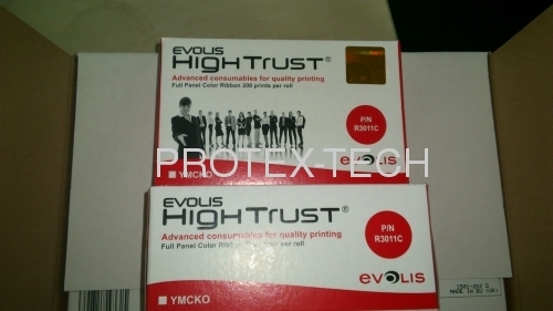 Evolis YMCKO card printer ribbon