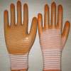 yellow PVC coated working gloves PG1511-13