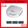 3 In 1 Interchangeable Sandwich Maker/Triangle Plate/Waffle Plate/Grill Plate