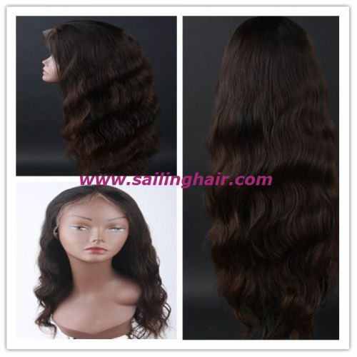 Top quality virgin remy full lace wig in stock, paypal accepted