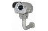 CCD CCTV Water-proof LPR Camera / Car Plate Recognition IR Camera 6pcs White Light Array