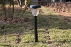 Plastic solar garden lights