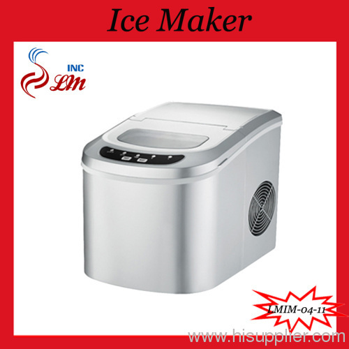 Ice Maker Freezer,160w Power/3.1 Liters Reservior Water/12Kgs Ice Cube Per 24 Hours