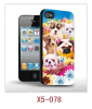 dogs picture iphone5 case,pc case rubber coated,with 3d picture,multiple colors available