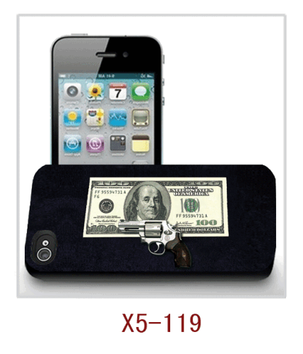 us dollar picture iphone 3d case,pc case rubber coated,multiple colors available