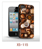 chocolate picture iphone5 3d case picture,pc case rubber coated,with 3d picture,multiple colors availble