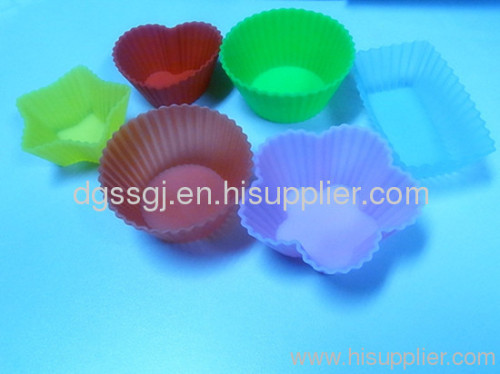 Silicone mini cupcake molds