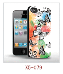 butterfly picture 3d picture case for iphone5 use,pc case rubber coated,multiple colors available