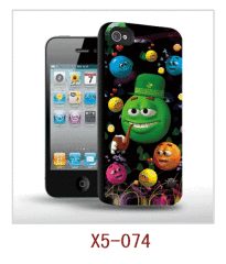 cartoon picture 3d case for iphone use,pc case rubber coated,with 3d picture