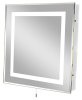 600mm(W) x 600mm(H) backlit silver mirror