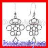 european Hidden Romance Collection Sterling Silver Dangle Earrings Jewelry