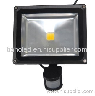 led flood PIR 30W led sensor lamp led motion bridgelux