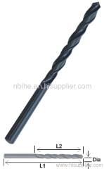 HSS STRAIGHT SHANK TWIST DRILL BIT,DIN338, BLACK OXIDE