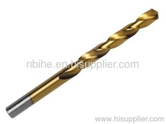 DIN338 HSS STRAIGHT SHANK TWIST DRILL BIT Tin-coated