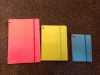 Neon paper cover notebook