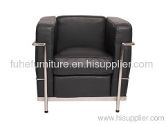 Le Corbusier LC2 Petite Armchair LC2 Sofa Office Leather Sofa