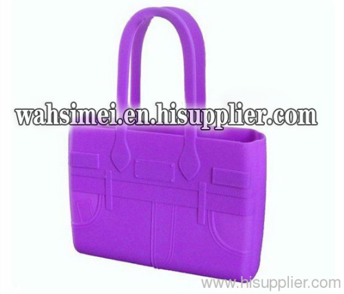 New material for silicone handbag perfect for women go shopping