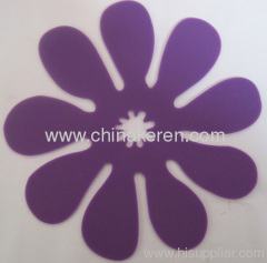 silicone Purple Water-proof dining mat
