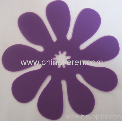 silicone Purple Water-proof dining mat