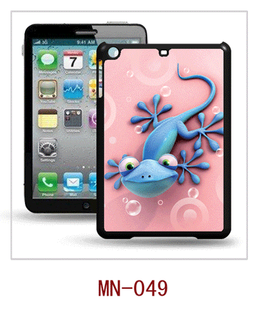 lizard picture 3d case for ipad mini China manufactory,pc case with rubber coating,multiple color cases available
