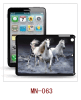 horse picture 3d case with horse picture for ipad mini,pc case with rubber coating,3d picture,multiple color available