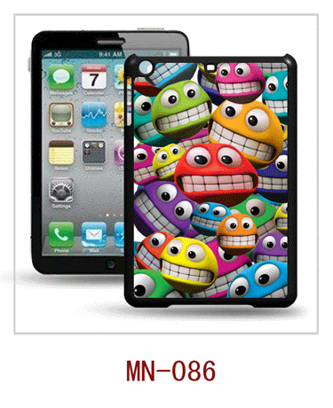 funny faces picture ipad mini 3d case,pc case,rubber coating,multiple colors available
