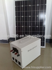 50W Portable Solar System for Home Use