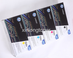 HP Q6000A-Q6003A/124A Genuine Original Color Laser Toner Cartridge High Print QualitySuperior After-sale Service